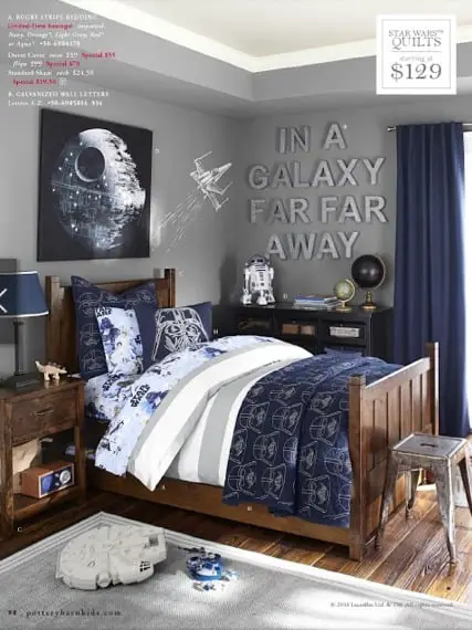 Industrial Space Themed Bedroom