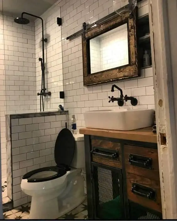 Industrial Style Bathroom Vanity