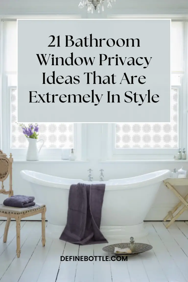 Bathroom Window Privacy Ideas