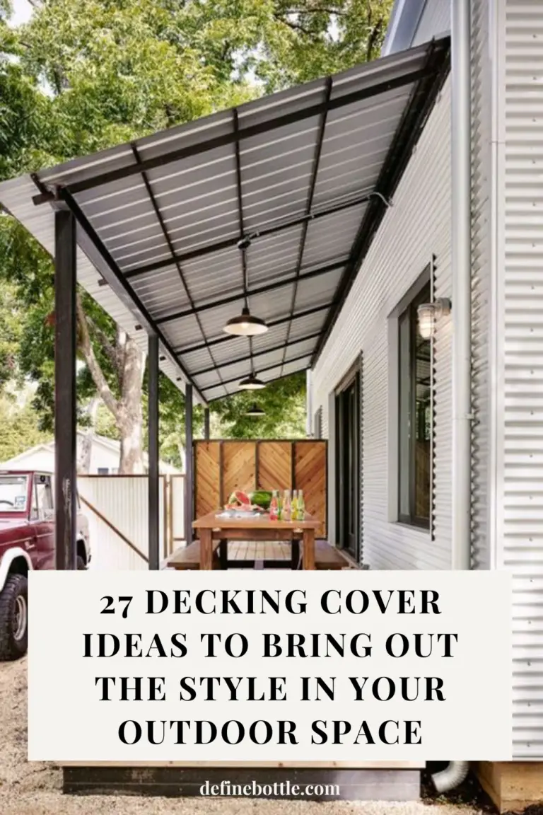 Decking Cover Ideas