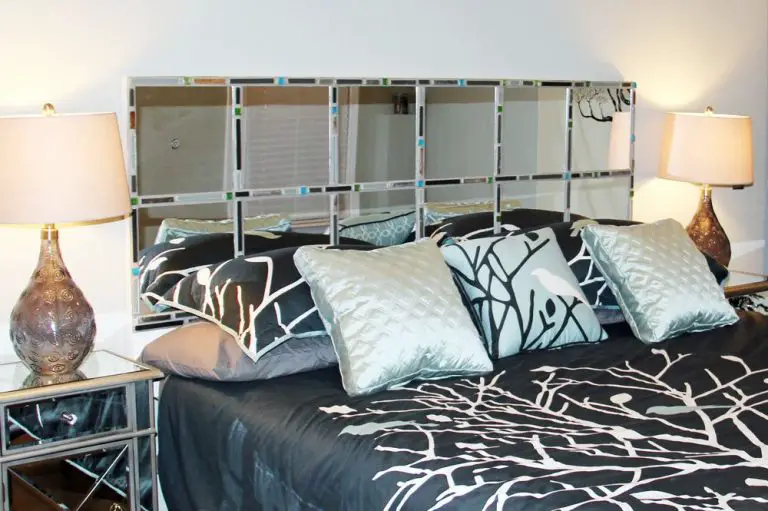 41 Mirror Headboard That Uplift The, King Bed Frame With Mirror Headboard