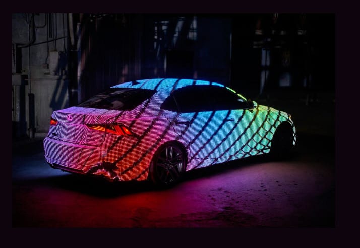  Car Wrapping Design: LED lights
