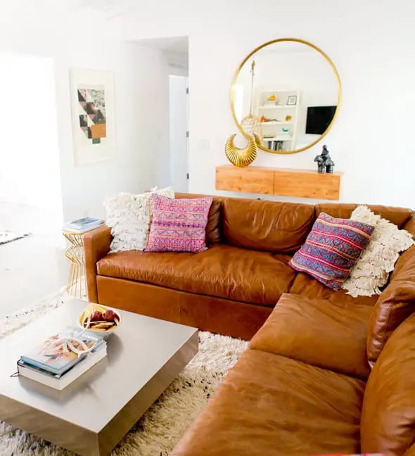 Leather Bohemian Couches