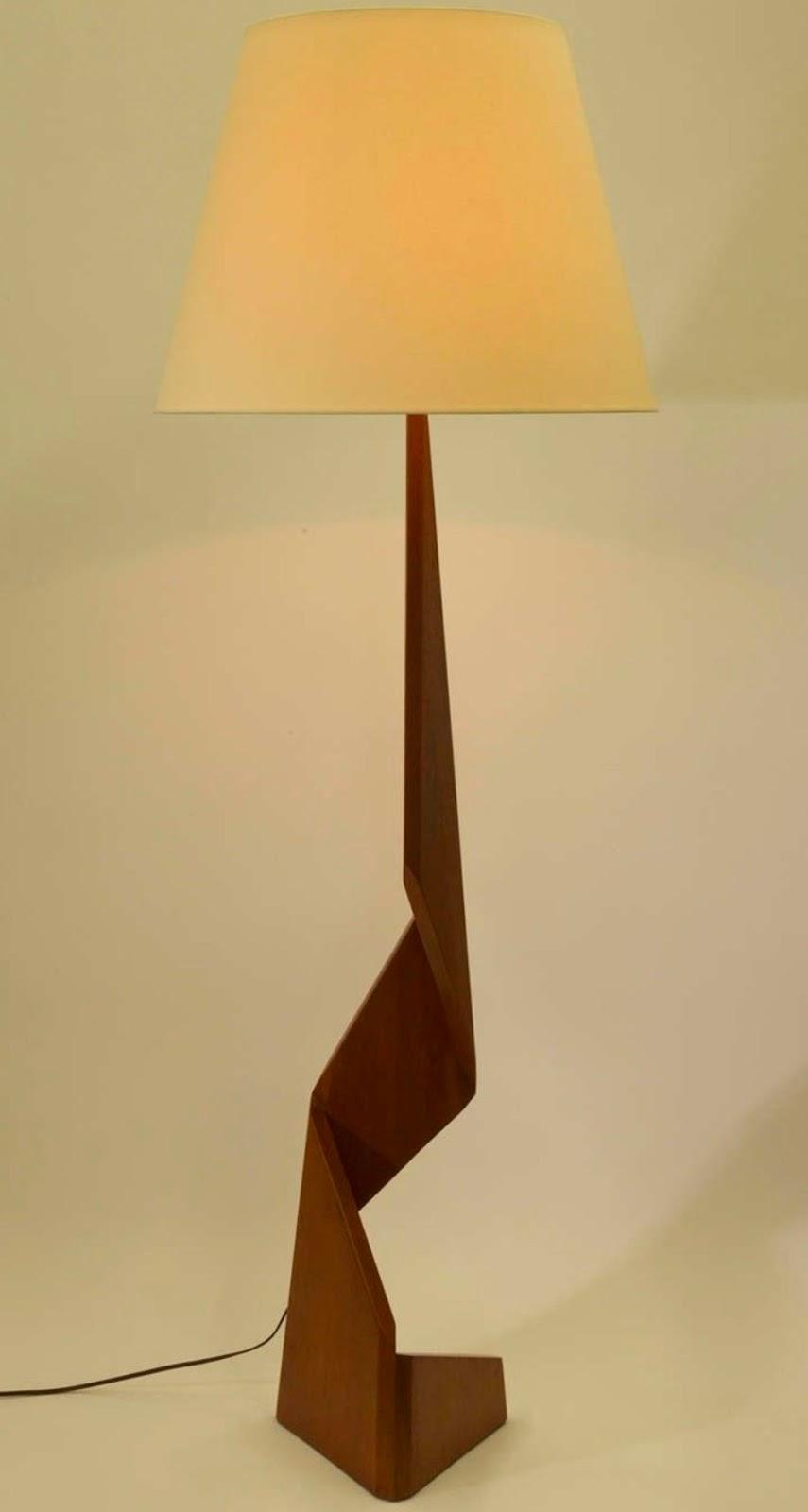 Sculptural Danish Floor Lamp