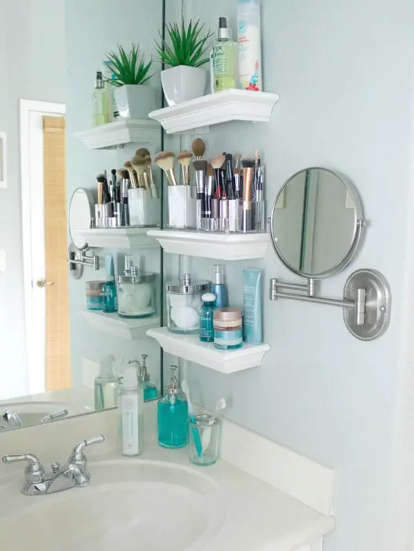 Makeup Storage Ideas for Small Bathroom