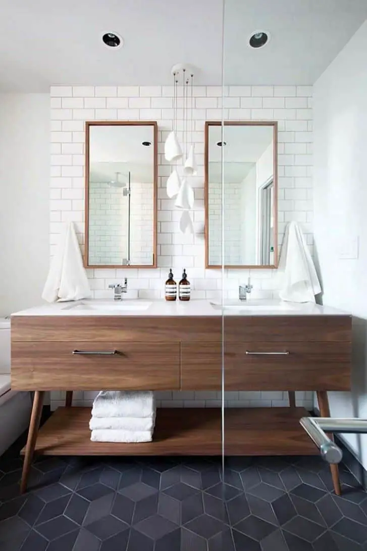 Mid Century Modern Bathroom Vanity