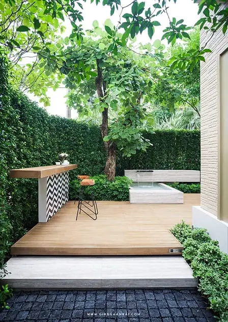 Minimalist Corner Garden Ideas
