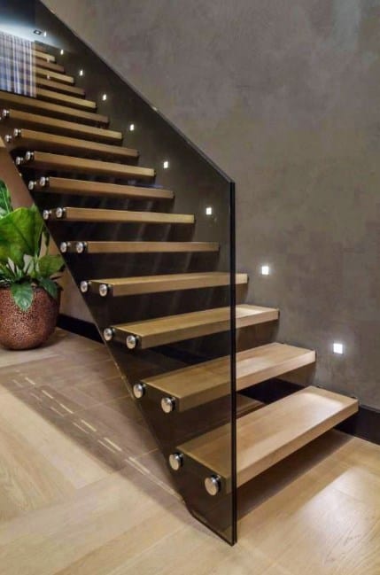Minimalist Spots Stairway Lighting
