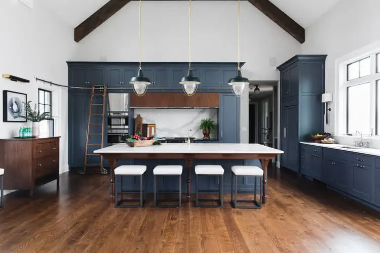 Modern Blue Kitchen Cabinet