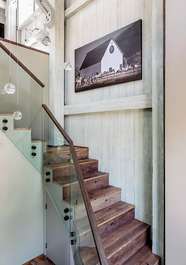 Modern French Country Staircases