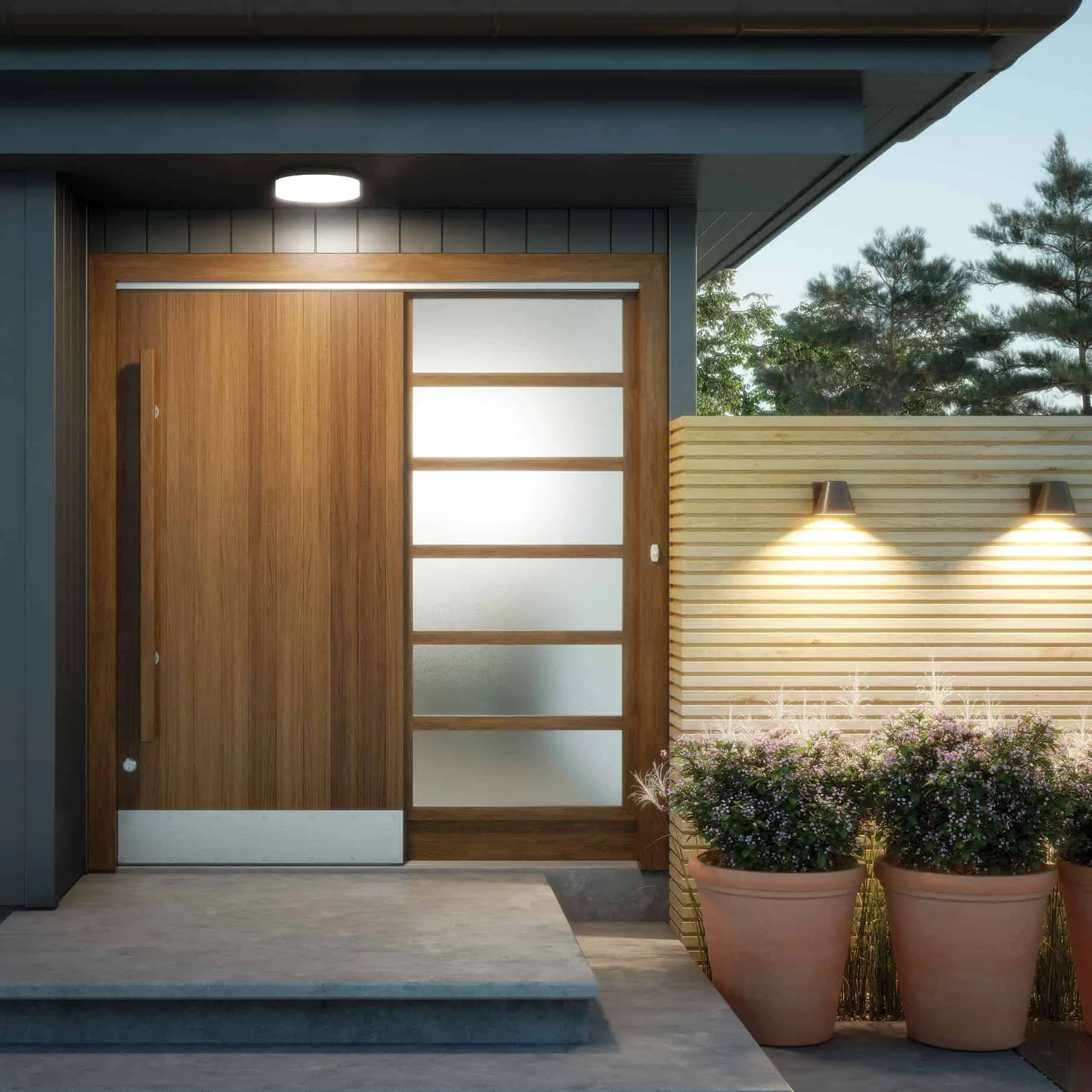 Modern Front Porch Lighting Ideas