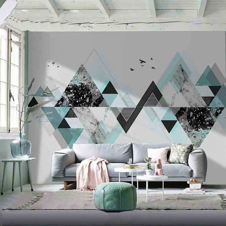 Nordic Geometric Wall Paint