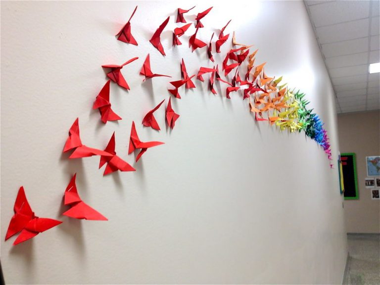 Origami Butterfly Decorations