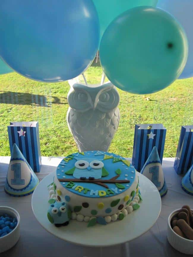 Owl Decor Cake