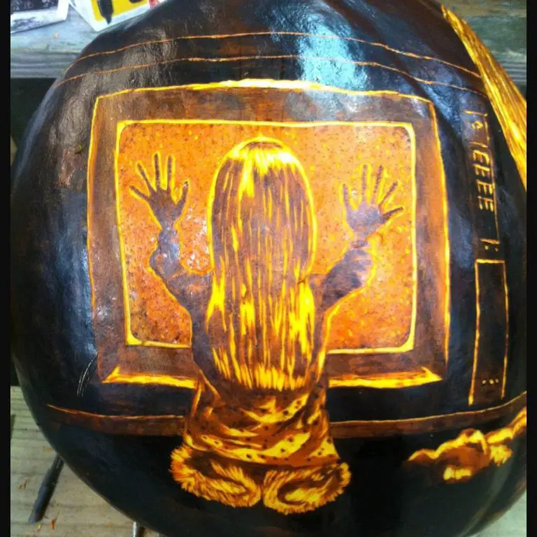 Poltergeist Carving Pumpkin