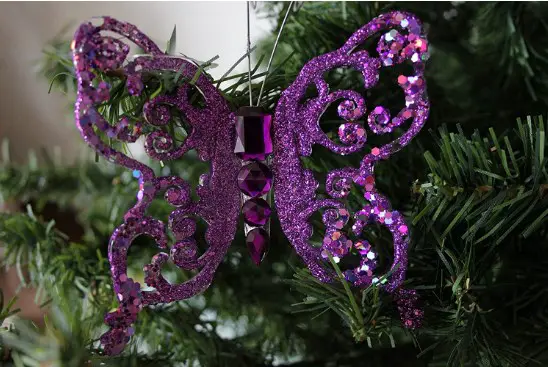 Purple Butterfly Decorations