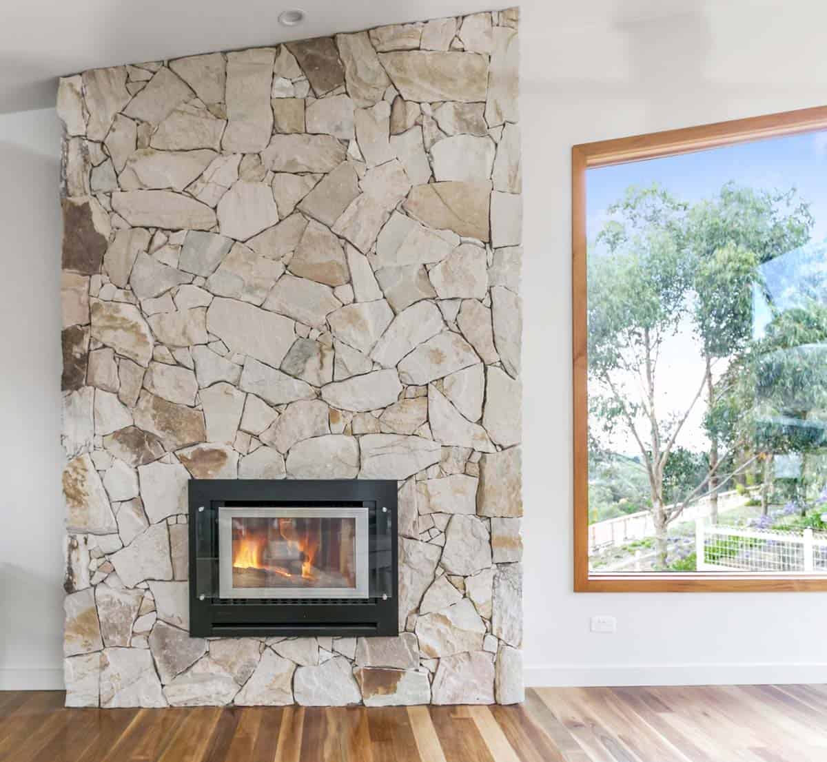 Casual Sandstone Fireplace Tiles