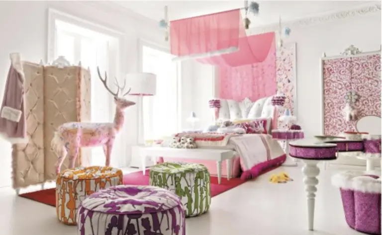 Girls' Room with Arizona Desert-Inspired Colors 