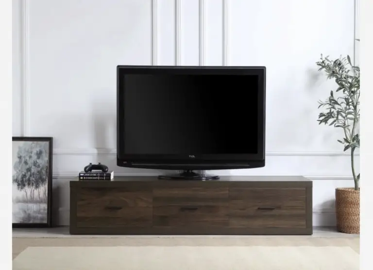 Low Profile Wooden TV Decor Stand