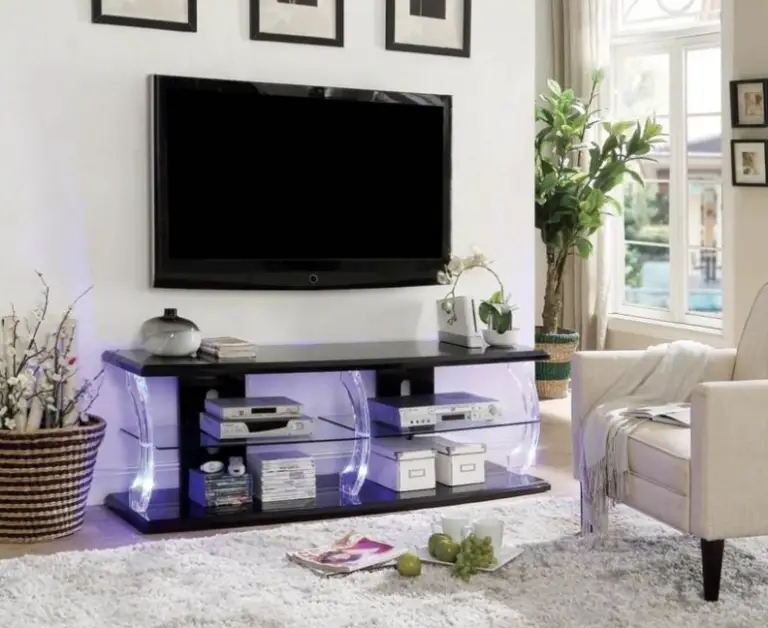 Contemporary TV Stand with Sleek Legs