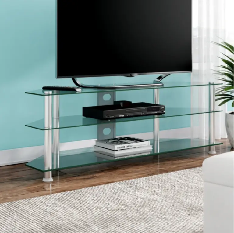 Keep it modern with Glass TV Decor Stand