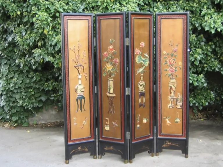 Chinese Inspired Decorative privacy screens
