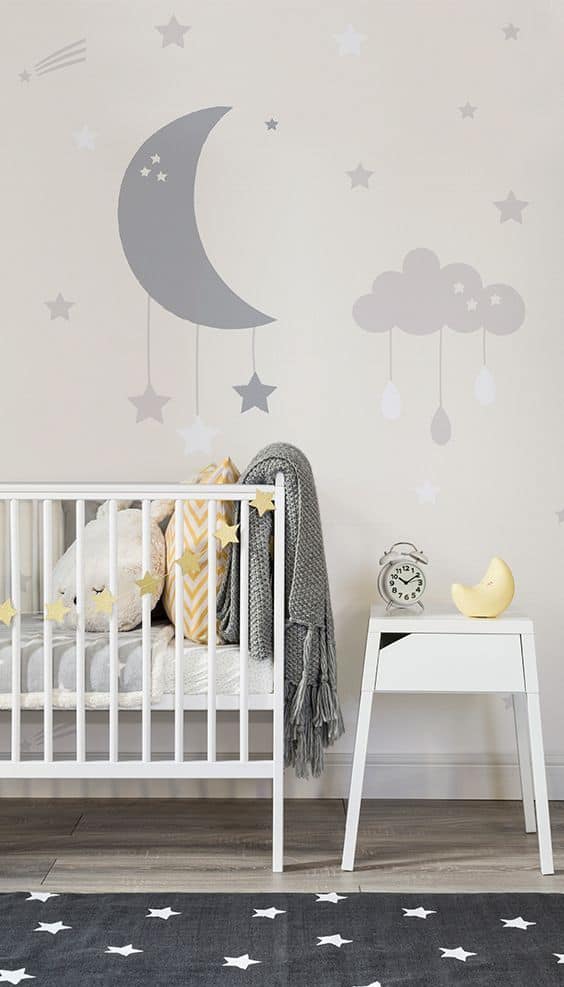 Silver Baby Girl Nursery Ideas