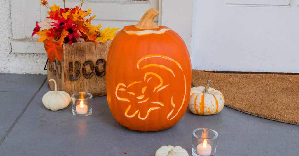 Simba Pumpkin Carving