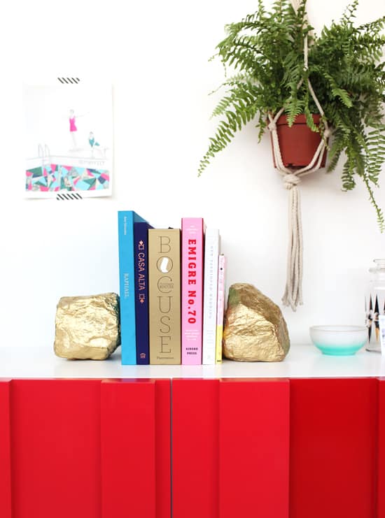 Simple Gold Bookends