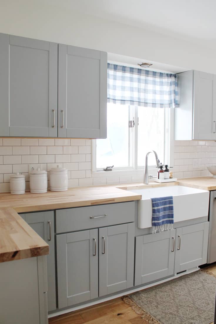 Soft Grey Kitchen Cabinet