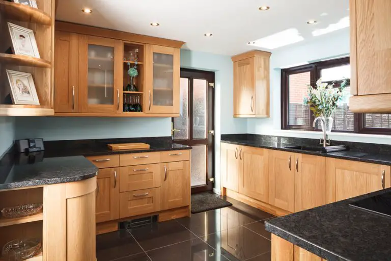 Solid Oak Kitchen Cabinet