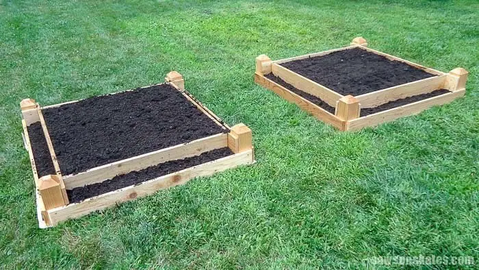 Tiered Raised Garden Bed Plans