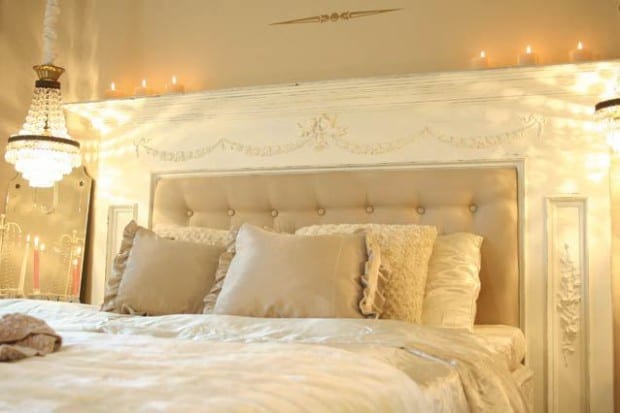 Traditional Chic Headboard With Lights