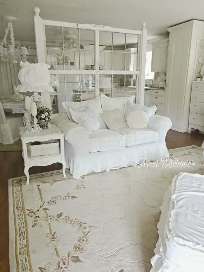 Traditional White Shabby Chic Living Room Ideas