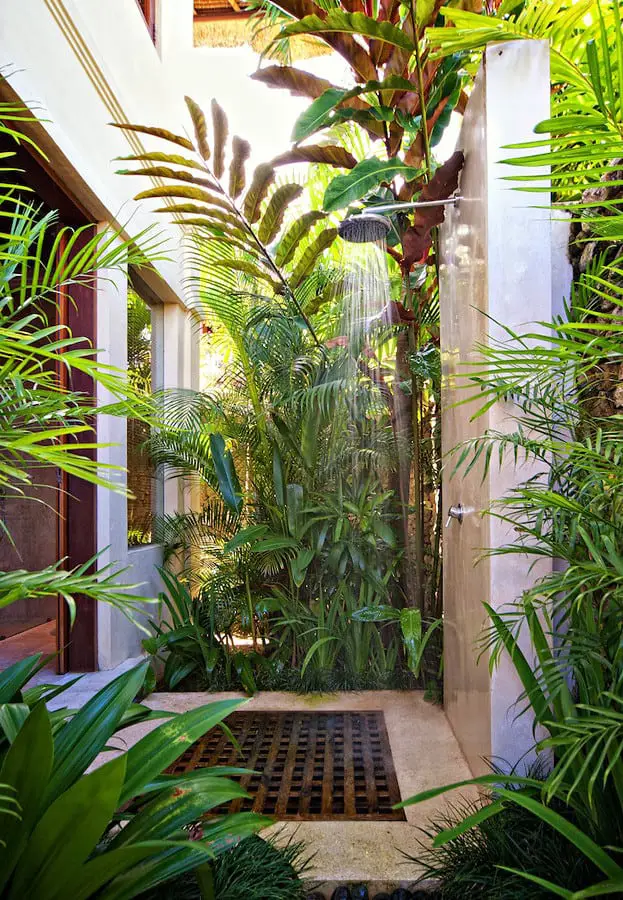 Tropical Outdoor Shower