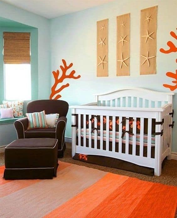 Turquoise Baby Girl Nursery Ideas