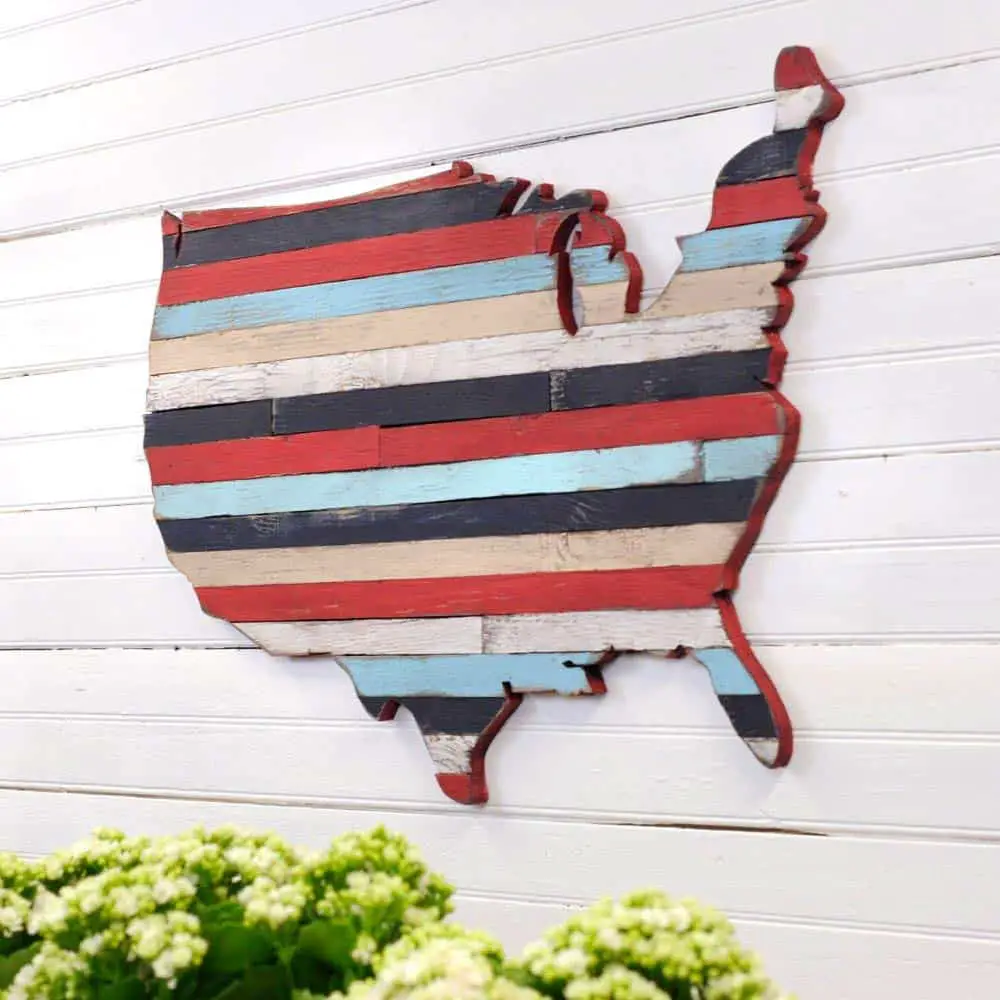 USA Wood Wall Art Ideas