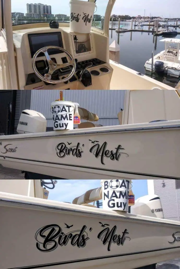 Lettering Paint Ideas design for boats