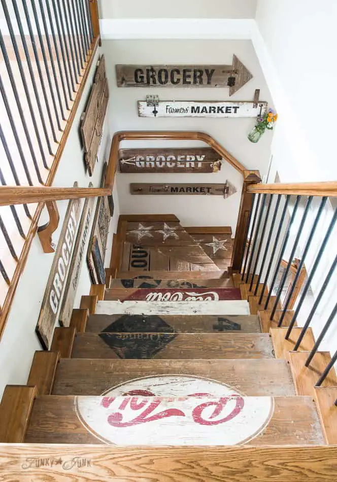 Vintage Painted Stairs