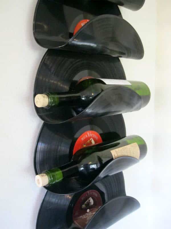 Vinyl Wine Rack