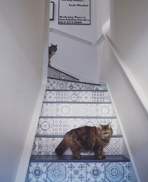 Wallpaper Painted Stairs