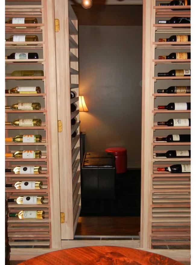 Wine Rack Hidden Door Ideas