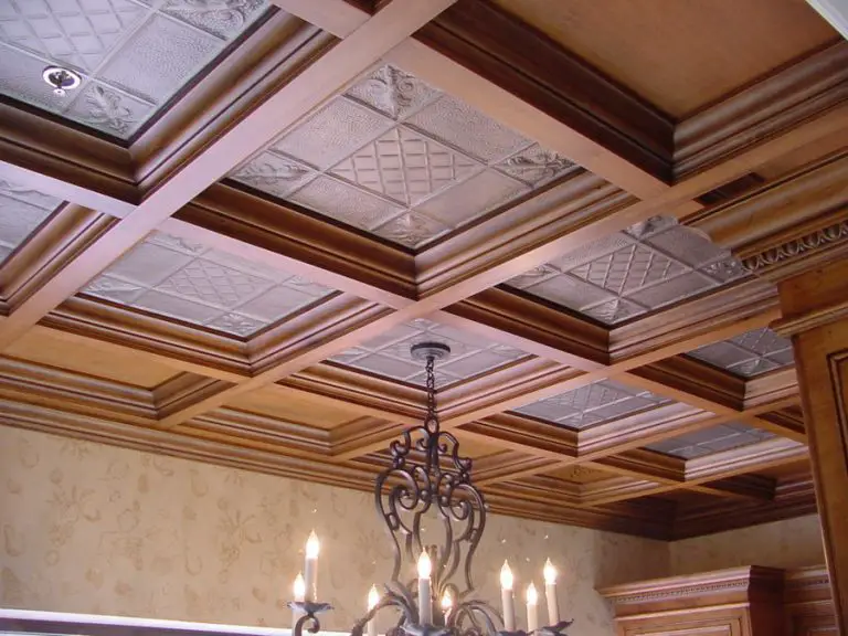 Wood Patterned Basement Ceiling Ideas