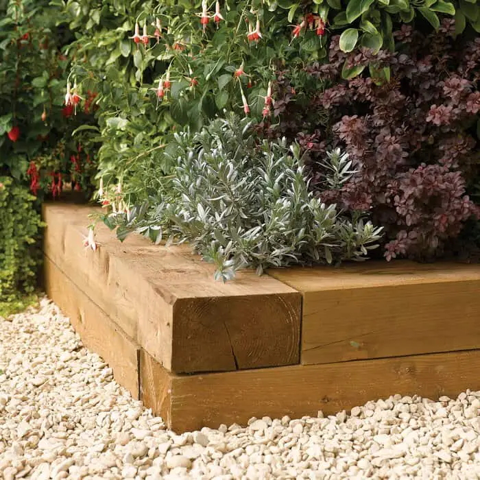Wood Raised Flower Bed Ideas