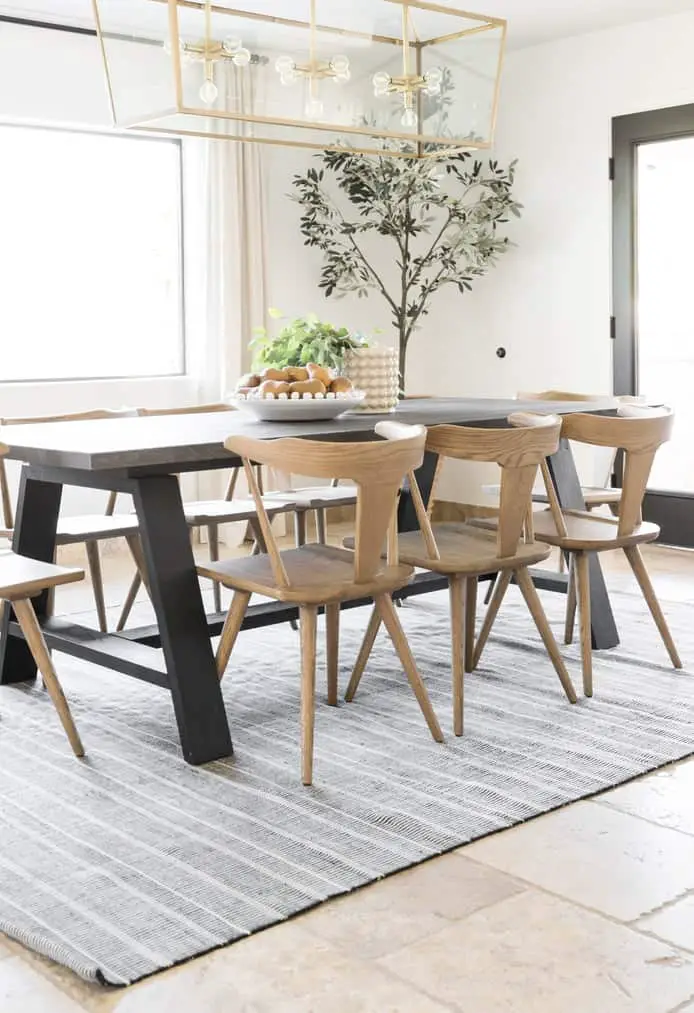 Oak Wood Scandinavian Dining Chairs