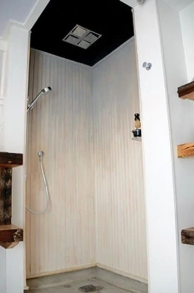 Wooden DIY Shower Wall Panels