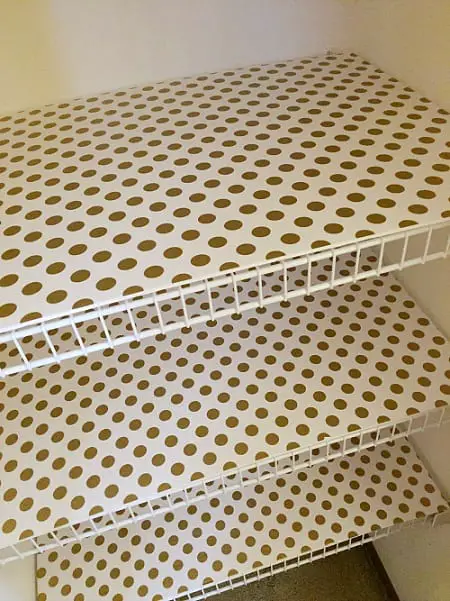 Wrapped Wire Shelf Covers