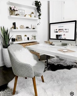 black and white office chair