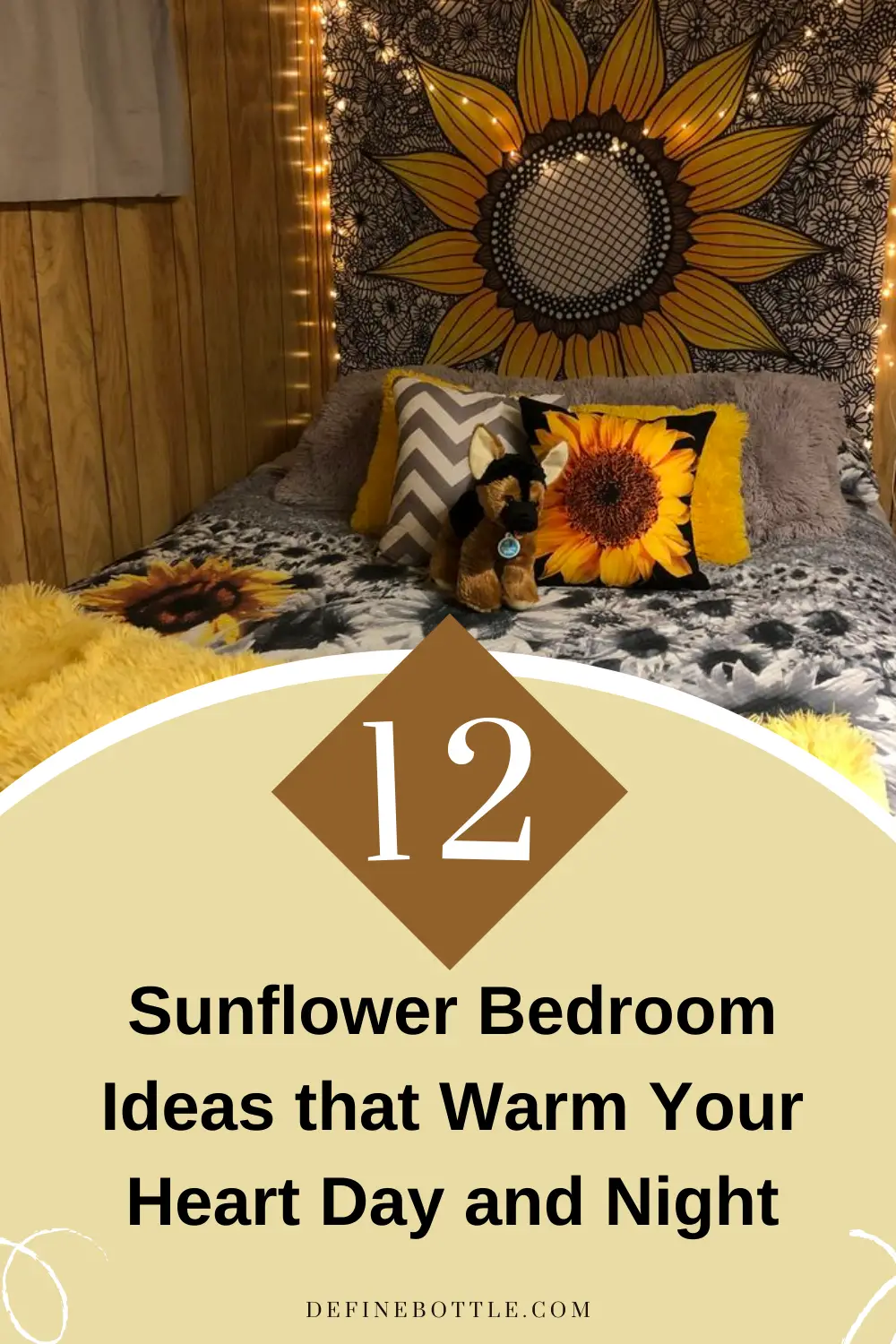 sunflower bedroom ideas