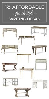 collection of 18 affordable French style writing desk